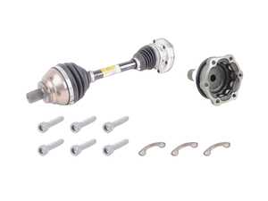 ES#2966625 - 1k0407453mxKT - Remanufactured Axle Assembly - Left - Price includes refundable $200.00 core charge - Genuine Volkswagen Audi - Audi