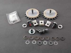 ES#96228 - 51377201455 - Mounting Part Set For Convertible Rear Glass - Priced Each - For mounting the glass to window lifter - Genuine MINI - MINI