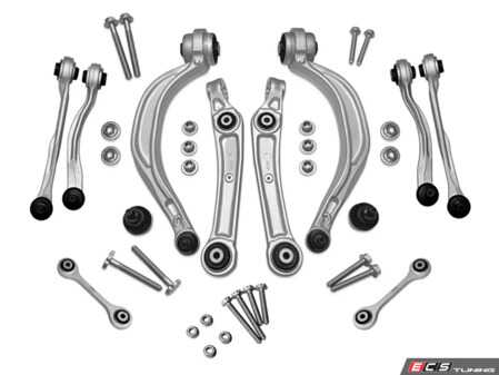 ES#5480432 - 034-401-1090 - Density Line Control Arm Kit - Refresh your entire front end: upgrade to 034Motorsport's high-durometer Density Line Control Arm Kit for unmatched C8 Audi steering precision. - 034Motorsport - Audi