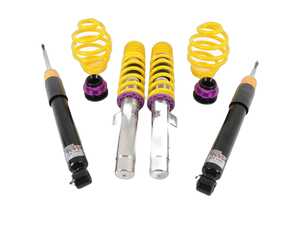 ES#2215047 - 15220022 - KW V2 Series Coilover Kit - Variant 2 coilovers offer sport handling with adjustable rebound dampening - KW Suspension - BMW