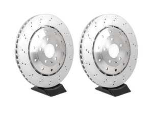 ES#2561338 - 420615601EKT2 - Rear Brake Rotors - Pair (356x32) - Restore the stopping power in your vehicle. - OEM - 