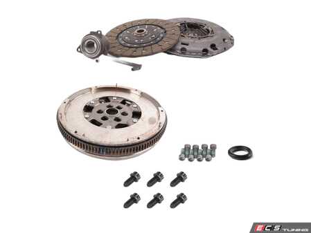 ES#2570064 - 06F141015CKT - Complete Clutch Kit - Includes clutch disc, pressure plate, flywheel, throw-out bearing, and all necessary hardware - Assembled By ECS - 