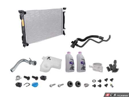 ES#2582043 - 8E0121251APKT2 - Cooling System Refresh Kit With Radiator & Hoses - Service your major cooling system components with one kit - Assembled By ECS - 