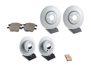 ES#2586631 - 6R0615301AKT1 - Genuine Front & Rear Brake Service Kit - Everything you need to service your brakes with genuine parts - Genuine Volkswagen Audi - Volkswagen