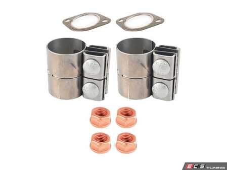 ES#2594092 - 18307560777KT2 - Front Muffler Installation Kit - Includes mounting hardware and gaskets  - Genuine BMW - 