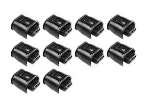 ES#2597748 - 61138364494KT - 2-Pin Bulb Terminal - Pack Of 10 - Headlight bulb terminal for high beams - Genuine BMW - 