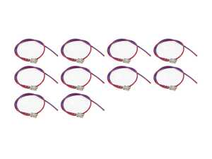 ES#2598052 - 61130007271KT - Double Leaf Spring Contact With Wire Lead - Pack Of 10 - 6.0mm - Genuine BMW - BMW