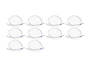 ES#2598079 - 61130007272KT - Flat Pin Connector With Wire Lead - Pack Of 10 - 1.0mm - Genuine BMW - 