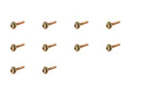 ES#2598094 - 13541726918KT - Fillister Head Screw - Pack Of 10 - Genuine BMW - 