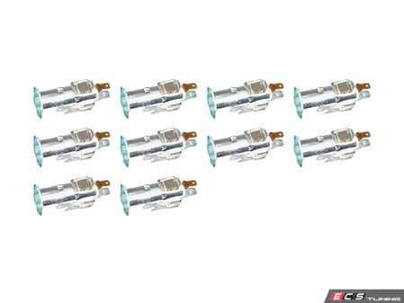 ES#2602114 - 61346973036KT - Cigarette Lighter Socket - Pack Of 10 - Metal cage that receives the plug or lighter element - Genuine BMW - 