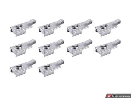 ES#2602295 - 31106767496KT - Locking Nut - Pack Of 10 - M12X1.5-10  - Genuine BMW - 