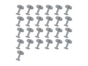 ES#2602730 - 51478183027KT - Floor Mat Lock - Pack Of 25 - Grey - Genuine BMW - 