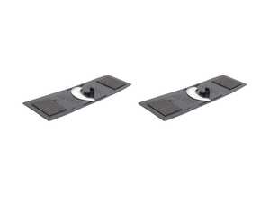 ES#2602859 - 51431973431KT - Left Seat Belt Trim - Pack Of 2 - Schwarz/Black. Plastic trim piece found on the upper portion of the B Pillar  - Genuine BMW - 