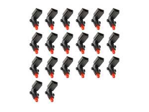 ES#2603225 - 61138366593KT - Bulb Socket - Pack Of 20 - Orange - Genuine BMW - 