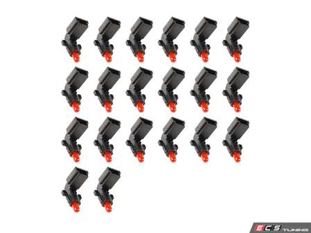 ES#2603225 - 61138366593KT - Bulb Socket - Pack Of 20 - Orange - Genuine BMW - 