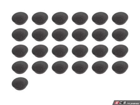 ES#2606361 - 51718208355KT - Plug - Pack Of 25 - Black - Genuine BMW - 