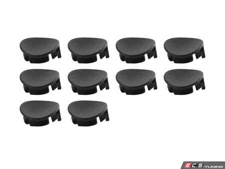 ES#2608126 - 51417053791KT - Plug - Pack Of 10 - Black - Genuine BMW - 
