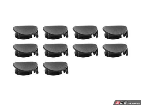 ES#2608128 - 51417053792KT - Plug - Pack Of 10 - Black - Genuine BMW - 