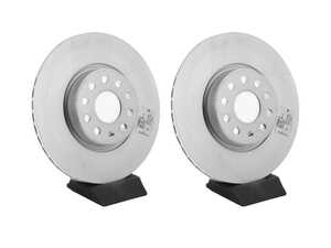 ES#2613379 - 1K0698301AAKT - Front Brake Rotors - Pair (312x25) - Restore the stopping power in your vehicle - Genuine Volkswagen Audi - Audi Volkswagen
