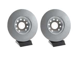 ES#2618877 - 1K0698301TKT - Front Brake Rotors - Pair (288x25) - Stock Replacements - Genuine Volkswagen Audi - Audi Volkswagen