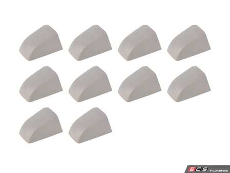 ES#2622955 - 51168244449KT - Cap - Pack Of 10 - Gray - Genuine BMW - 