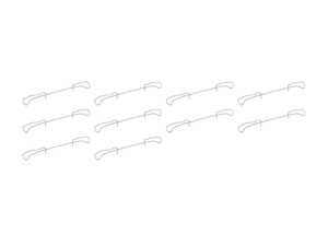 ES#2623089 - 34111512715KT - Retainer Clip - Front - Pack Of 10 - Metal spring wire on the outside of the caliper
 - Genuine MINI - 