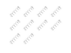 ES#2642172 - 32341160110KT - Locking Spring - Pack Of 10 - Rests between the locking mechanism and the thrust adapter - Genuine BMW - 