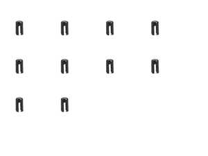 ES#2649794 - 11617547229KT - Cover Cap - Pack Of 10 - Genuine BMW - 