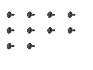 ES#2661072 - 07119904289KT - Hex Bolt - Pack Of 10 - Genuine BMW - 
