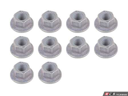 ES#2696019 - 11127838136KT - Hex Nut - Pack Of 10 - Genuine BMW - 