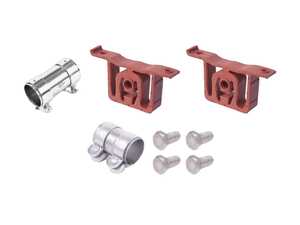 ES#2702547 - 1J0253209P - Center Muffler Installation Kit - All the parts necessary to replace your center muffler - Assembled By ECS - Volkswagen