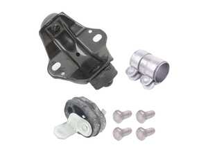 ES#2702549 - 1J6253609T - Rear Muffler Installation Kit - All the parts you will need to replace your rear muffler - Assembled By ECS - Volkswagen