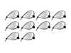 ES#2713241 - 61136914992KT - Cable Strap With Bracket - Pack Of 10 - Genuine BMW - 