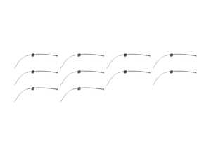 ES#2713387 - 61138383639KT - Cable Tie With Mount - Pack Of 10 - Genuine BMW - 