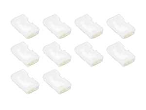 ES#2723141 - 61131378113KT - Socket Housing - Pack Of 10 - 3 POL. White pin housing - Genuine BMW - 