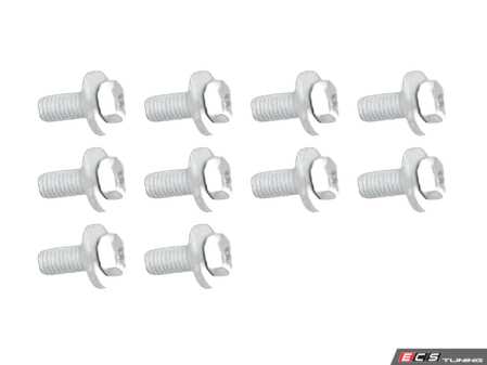 ES#2730590 - 51213449383KT - Hex Bolt - Pack Of 10  - Genuine BMW - 