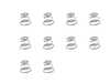ES#2738329 - 51321870460KT - Spring - Pack Of 10 - Genuine BMW - 