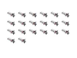 ES#2748323 - 07119902459KT - Sheet Metal Screw - Pack Of 20 - Used to mount your roundel to your vehicle - Genuine BMW - 