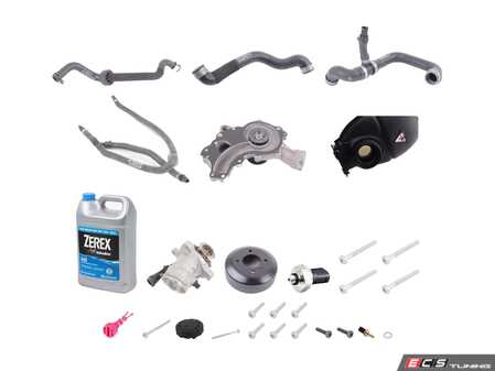 ES#2763540 - 2045003103KT1 - Cooling System Refresh Kit - Level 2 - Advanced cooling system refresh kit, does not include belt and pulleys - with OEM components - Genuine Mercedes Benz - Mercedes Benz