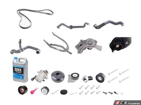 ES#2763541 - 20450031031KT1 - Cooling System Refresh Kit - Level 2 - Advanced cooling system refresh kit, including belt and all pulleys - with OEM components - Genuine Mercedes Benz - Mercedes Benz