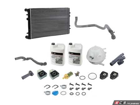 ES#2765677 - 1J0121253ADKT7 - Cooling System Refresh Kit - The most common failure points in your cars cooling system - Assembled By ECS - Volkswagen