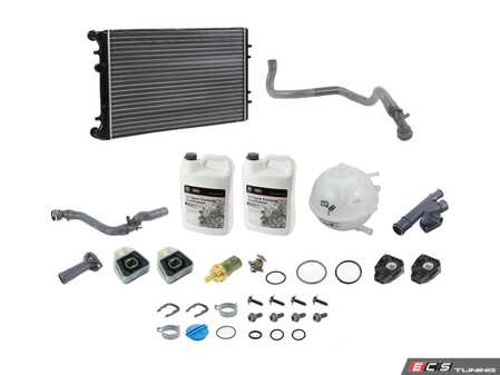 ES#2765678 - 1J0121253ADKT8 - Cooling System Refresh Kit - The most common failure points in your cars cooling system - Assembled By ECS - Volkswagen