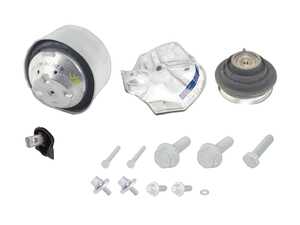 ES#2771106 - 2032400617KT1 - Drivetrain Mount Kit - Includes both OEM engine mounts, OEM transmission mount, OEM heat shields and hardware - Genuine Mercedes Benz - Mercedes Benz