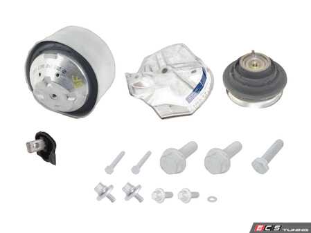 ES#2771106 - 2032400617KT1 - Drivetrain Mount Kit - Includes both OEM engine mounts, OEM transmission mount, OEM heat shields and hardware - Genuine Mercedes Benz - Mercedes Benz