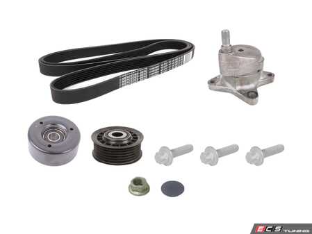 ES#2771309 - 0109978892KT3 - Accessory Belt Kit - Level 2 - Includes accessory belt, belt tensioner, belt tensioner pulley and idler pulley - Genuine Mercedes Benz - Mercedes Benz