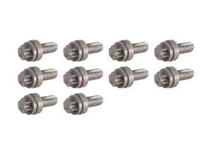 ES#2772056 - 12527557037KT - Aluminum Torx Bolts - Pack Of 10 - M8x20mm. Includes washer - Genuine BMW - 
