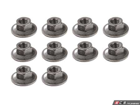 ES#2776639 - 54317043556KT - Nut - Pack Of 10 - Genuine BMW - 