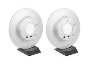 ES#2795771 - 34116757751KT2 - Front Brake Rotors Pair - Featuring a protective Meyle Platinum coating. - Meyle - 