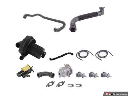 ES#2804902 - 06A959253EKT4 - Secondary Air Injection System Service Kit - Restore air injection operation and replace aging components - Assembled By ECS - Volkswagen
