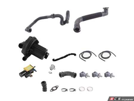 ES#2804903 - 06A959253EKT5 - Secondary Air Injection System Service Kit - Restore air injection operation and replace aging components - Assembled By ECS - Volkswagen